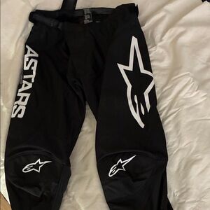 Alpinestars Men’s Motocross/Riding pants,  Black and White riding gear